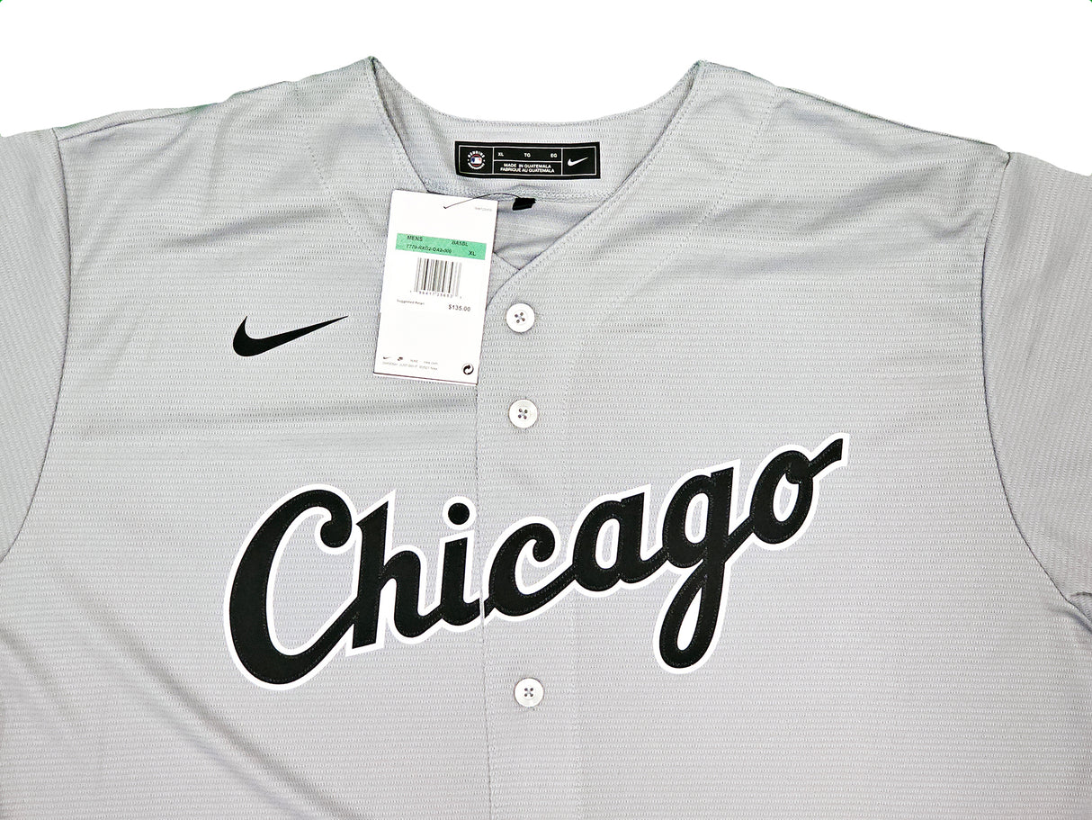 Chicago White Sox Bo Jackson Autographed Gray Nike Jersey Size XL Beckett BAS Witness Stock #218037