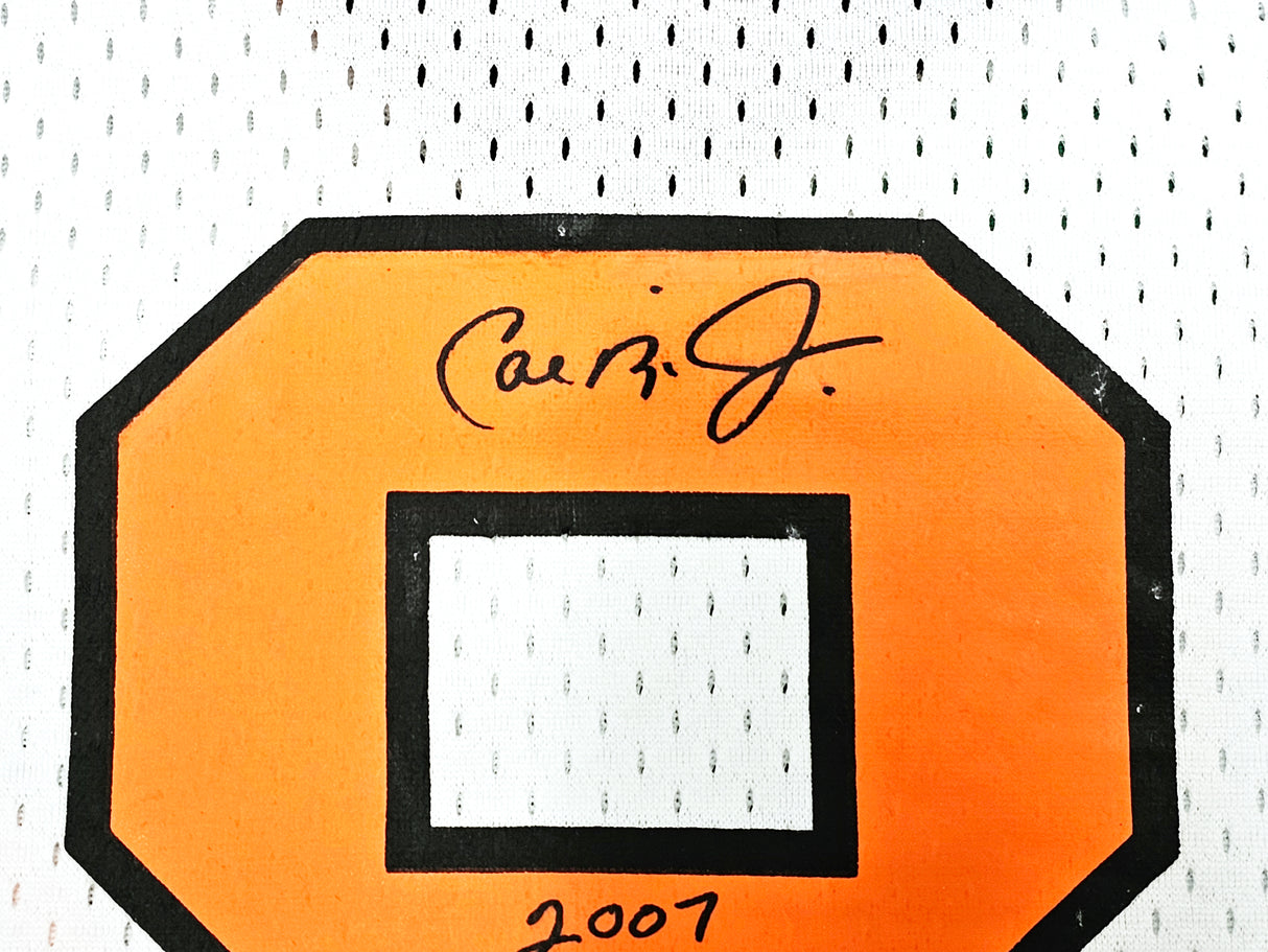Baltimore Orioles Cal Ripken Jr. Autographed White Mitchell & Ness Authentic Batting Practice BP Jersey Size L "HOF 2007" Fanatics Holo Stock #218728