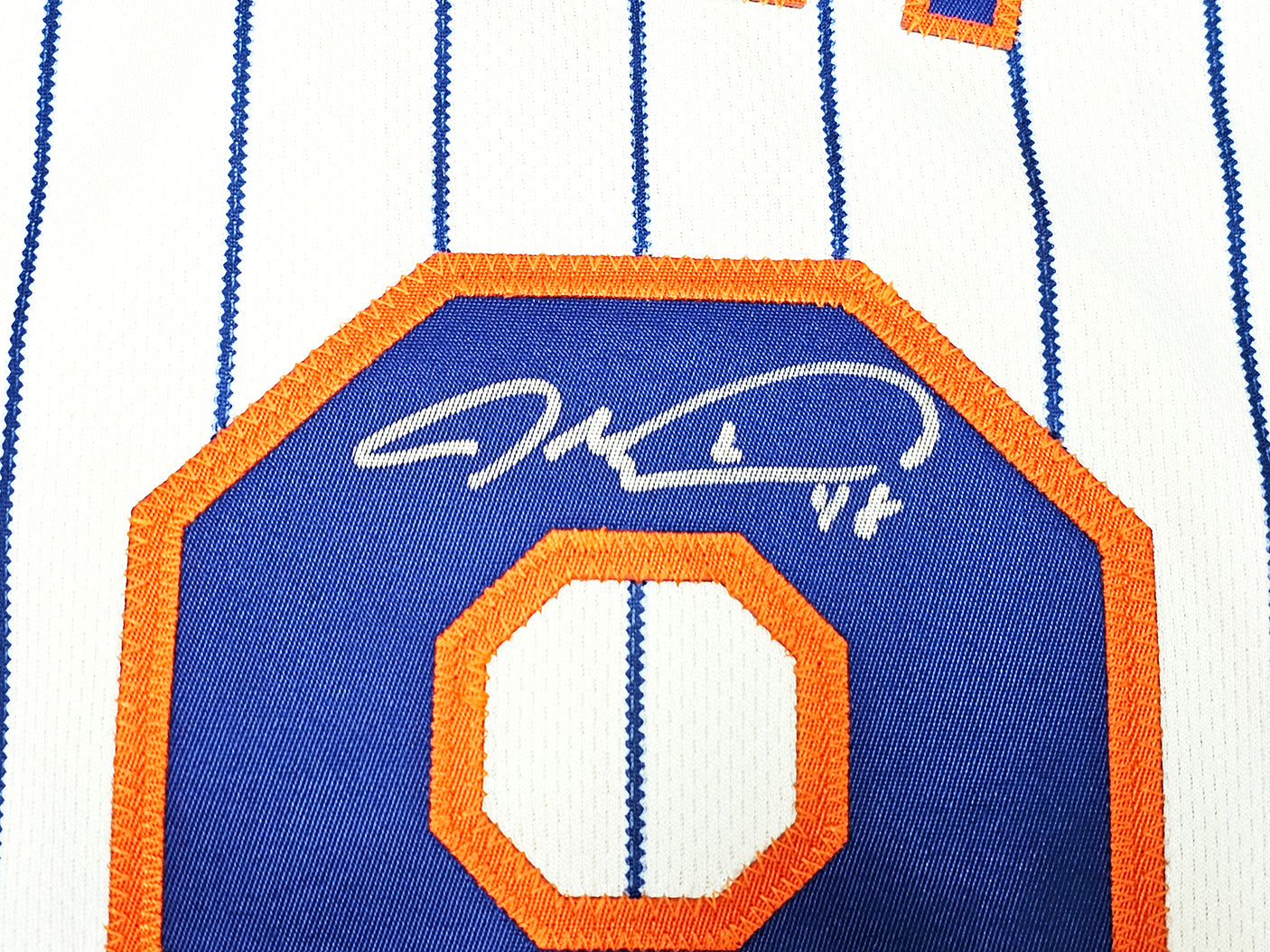 New York Mets Jacob deGrom Autographed White Nike Authentic Jersey Size 44 "18-19 NL CY" Fanatics Holo Stock #218734