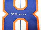New York Mets Jacob deGrom Autographed White Nike Authentic Jersey Size 44 "18-19 NL CY" Fanatics Holo Stock #218734