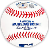 Vince Coleman Autographed Official MLB Baseball St. Louis Cardinals "85 ROY" Beckett BAS QR Stock #220375