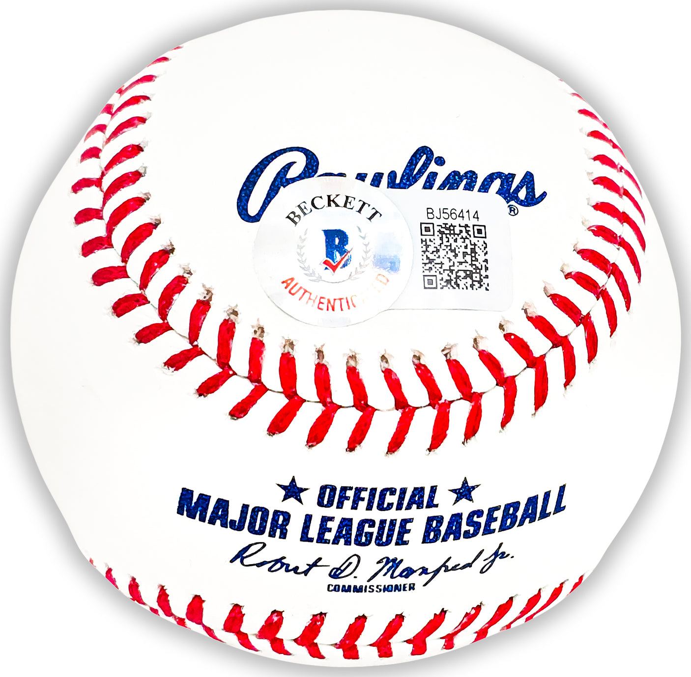 Vince Coleman Autographed Official MLB Baseball St. Louis Cardinals "85 NL ROY" Beckett BAS QR Stock #220376