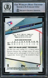 Vladimir Guerrero Jr. Autographed 2020 Topps Finest Card #6 Toronto Blue Jays Auto Grade Gem Mint 10 Beckett BAS #15859603