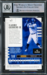 Vladimir Guerrero Jr. Autographed 2021 Panini Absolute Card #3 Toronto Blue Jays Auto Grade Gem Mint 10 Beckett BAS #15859716