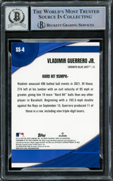 Vladimir Guerrero Jr. Autographed 2022 Topps Significant Statistics Card #SS-4 Toronto Blue Jays Auto Grade Gem Mint 10 Beckett BAS #15859918