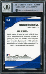 Vladimir Guerrero Jr. Autographed 2022 Topps Significant Statistics Card #SS-4 Toronto Blue Jays Auto Grade Gem Mint 10 Beckett BAS #15859918