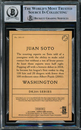 Juan Soto Autographed 2019 Donruss Diamond Kings Card #205-19 New York Yankees Auto Grade Gem Mint 10 Beckett BAS #15860246