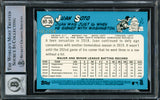 Juan Soto Autographed 2019 Topps Gallery Heritage Green Card #HT-36 New York Mets Auto Grade Gem Mint 10 #165/250 Beckett BAS #15860305