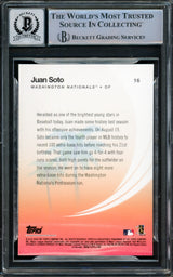Juan Soto Autographed 2020 Topps On Demand Summer Blockbuster Card #16 New York Yankees Auto Grade Gem Mint 10 Beckett BAS #15860421