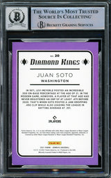 Juan Soto Autographed 2021 Donruss Diamond Kings Card #20 New York Yankees Auto Grade Gem Mint 10 Beckett BAS #15860488