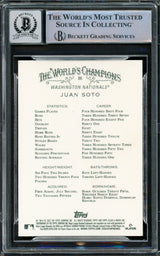 Juan Soto Autographed 2022 Topps Allen & Ginter Card #86 New York Yankees Auto Grade Gem Mint 10 Beckett BAS #15860629