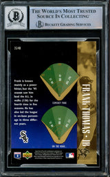 Frank Thomas Autographed 1996 SP Special FX Card #35 Chicago White Sox Auto Grade Gem Mint 10 Beckett BAS #15860966