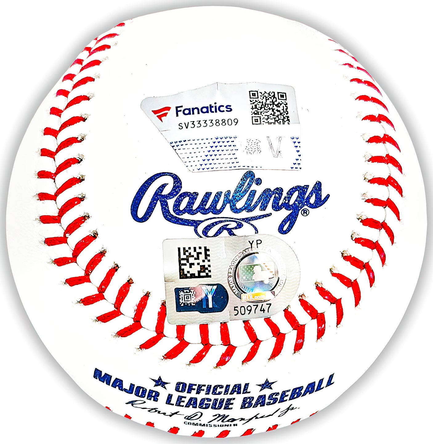 Jordan Walker Autographed Official MLB Baseball St. Louis Cardinals Fanatics Holo Stock #218710