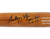 Anthony Volpe Autographed Brown Victus Player Model Bat New York Yankees "MLB Debut 3-30-23" Fanatics Holo Stock #218763