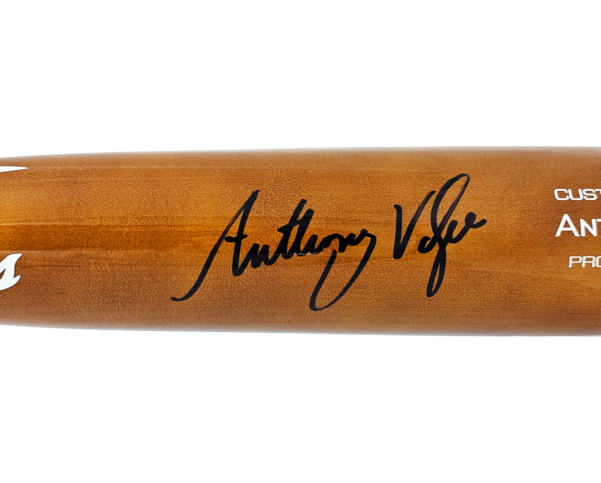 Anthony Volpe Autographed Brown Victus Player Model Bat New York Yankees Fanatics Holo Stock #219042
