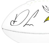 Dalvin Cook Autographed Minnesota Vikings White Logo Football Fanatics Holo Stock #218724