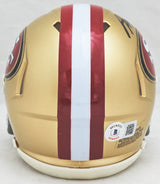 Arik Armstead Autographed San Francisco 49ers Gold Speed Mini Helmet Beckett BAS Witness Stock #218752