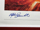 Mike Schmidt Autographed Framed 18x24 Lithograph Photo Philadelphia Phillies With Artist Proof #513/1500 Beckett BAS #AC41243
