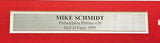 Mike Schmidt Autographed Framed 18x24 Lithograph Photo Philadelphia Phillies With Artist Proof #1284/1500 Beckett BAS #AC41242