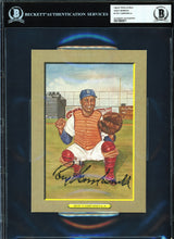 Roy Campanella Autographed 1985 Perez Steele Great Moments Card Brooklyn Dodgers Beckett BAS #15884911