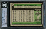 Tom Seaver Autographed 1979 Topps Card #100 Cincinnati Reds Beckett BAS #15866732