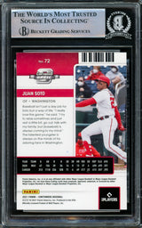 Juan Soto Autographed 2021 Panini Contenders Optic Card #72 New York Mets Beckett BAS #15866926