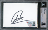 Rafael Nadal Autographed 2.5x3.5 Cut Signature Beckett BAS #15867636