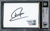 Rafael Nadal Autographed 2.5x3.5 Cut Signature Beckett BAS #15867637