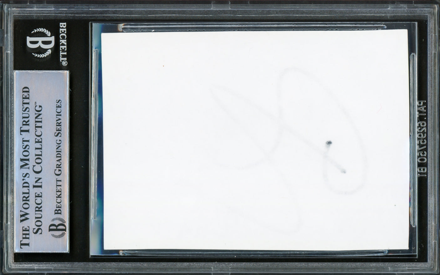 Rafael Nadal Autographed 2.5x3.5 Cut Signature Beckett BAS #15867638