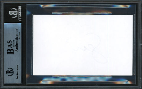Serena Williams Autographed 3x5 Index Card Beckett BAS #15867693