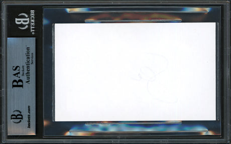 Serena Williams Autographed 3x5 Index Card Beckett BAS #15867695