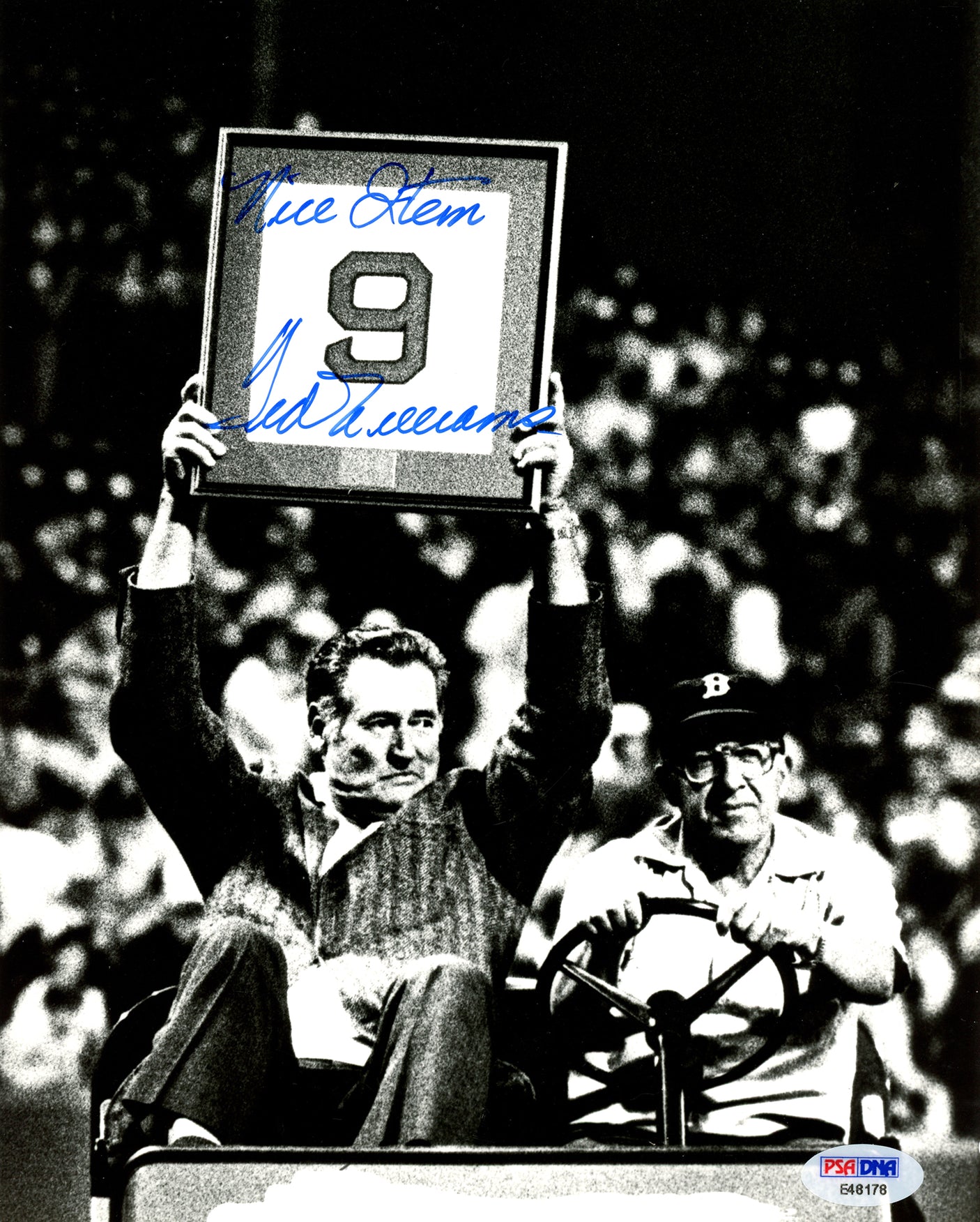 Ted Williams Autographed 5x7 Photo Boston Red Sox "Nice Item" Number Retired PSA/DNA #E48178