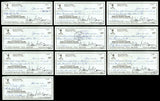 Lot of 50 Willie McCovey Autographed 3x6 Checks San Francisco Giants SKU #219430