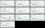 Lot of 50 Willie McCovey Autographed 3x6 Checks San Francisco Giants SKU #219431