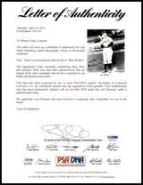 Hank Greenberg Autographed Framed 8x10 Photo Detroit Tigers "Best Wishes" PSA/DNA #O01163