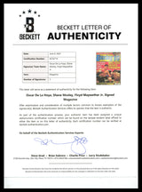 Floyd Mayweather Jr., Oscar De La Hoya & "Sugar" Shane Mosley Autographed Boxing 99 Magazine Beckett BAS #AC56714
