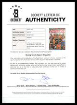 Boxing Legends Autographed Boxing 93 Magazine With 7 signatures Including Julio Cesar Chavez, Pernell Whitaker Beckett BAS #AC56718