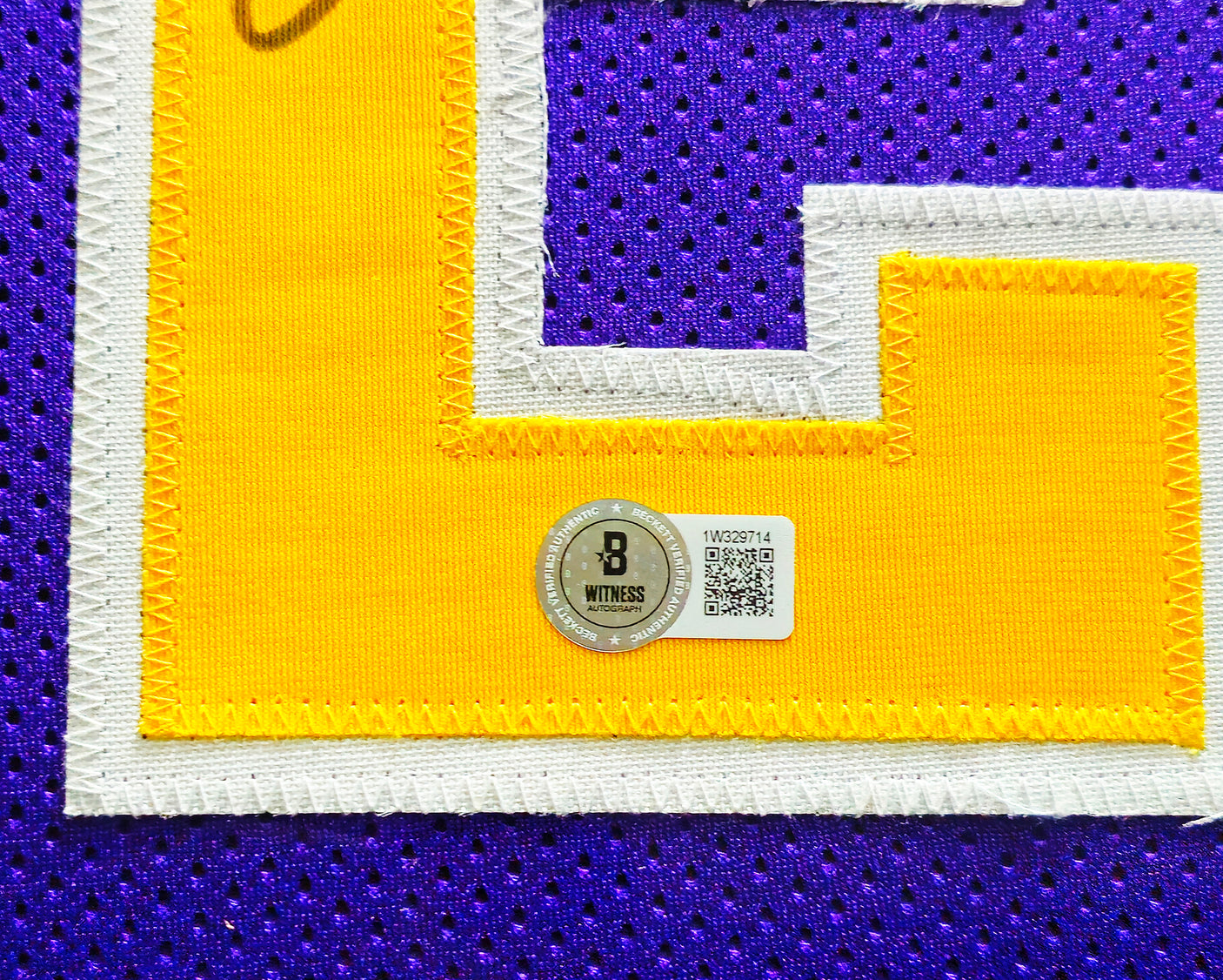 Utah Jazz John Stockton Autographed Framed Purple Jersey Beckett BAS Witness Stock #230204