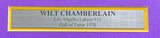 Wilt Chamberlain Autographed Framed 8x10 Photo Los Angeles Lakers Beckett BAS #AC85118