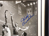 Wilt Chamberlain & Bill Russell Autographed Framed 16x20 Photo Beckett BAS #AC85138