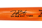 Joey Bart Autographed Orange Marucci Game Model Bat San Francisco Giants "1st MLB Homer" Beckett BAS Witness Stock #208240