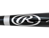 Frank Thomas Autographed Black Rawlings Game Model Bat Chicago White Sox "HOF 2014" Beckett BAS Witness Stock #208241