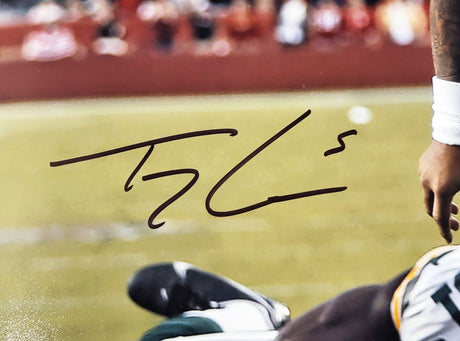 Trey Lance Autographed 16x20 Photo San Francisco 49ers Beckett BAS Witness Stock #208244