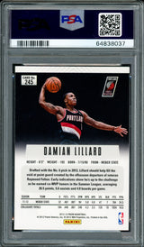 Damian Lillard Autographed 2012-13 Panini Prizm Rookie Card #245 Portland Trail Blazers PSA 9 Auto Grade Gem Mint 10 On Card PSA/DNA #64838037
