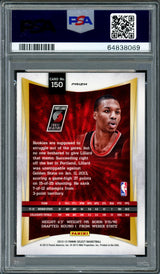 Damian Lillard Autographed 2012 Panini Select Silver Prizm Rookie Card #150 Portland Trail Blazers PSA 8 Auto Grade Gem Mint 10 On Card PSA/DNA #64838069