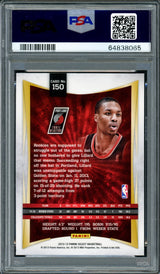 Damian Lillard Autographed 2012 Panini Select Rookie Card #150 Portland Trail Blazers PSA 9 Auto Grade Gem Mint 10 On Card PSA/DNA #64838065