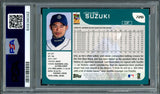 Ichiro Suzuki Autographed 2001 Topps Home Team Advantage Rookie Card #726 Seattle Mariners PSA 9 Auto Grade Gem Mint 10 "01 ROY/MVP" Highest Graded PSA/DNA #64838082