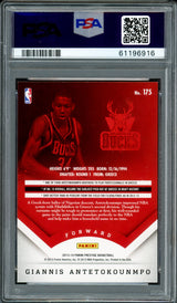 Giannis Antetokounmpo Autographed 2013 Panini Prestige Rookie Card #175 Milwaukee Bucks PSA 9 Auto Grade Mint 9 PSA/DNA #61196916