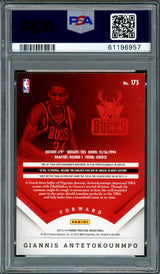 Giannis Antetokounmpo Autographed 2013 Panini Prestige Rookie Card #175 Milwaukee Bucks PSA 8 PSA/DNA #61196957