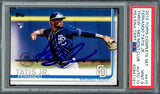 Fernando Tatis Jr. Autographed 2019 Topps Complete Set Montgomery Club Rookie Card #410 San Diego Padres PSA 9 Auto Grade Gem Mint 10 Highest Graded PSA/DNA #62841191